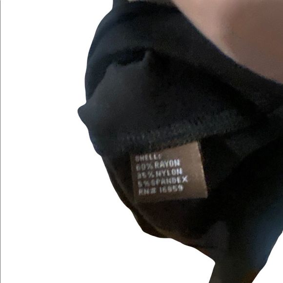 J. McLaughlin Black Cream Graphic thick Knit Dress, L 10 color block - Picture 6 of 6